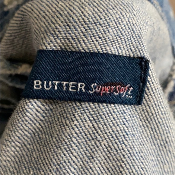 Butter Super Soft Distressed Denim Vest - Picture 7 of 8